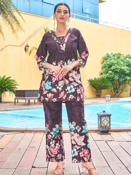 Printed Cotton Co-ord Set