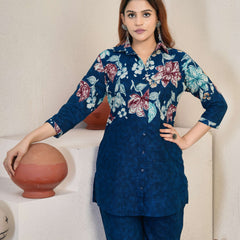 Printed Cotton Co-ord Set