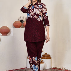 Printed Cotton Co-ord Set