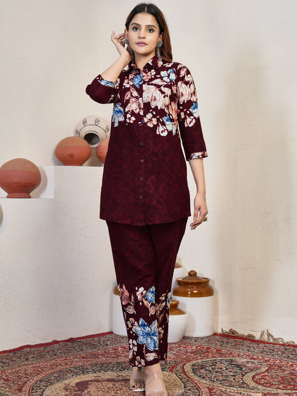 Printed Cotton Co-ord Set