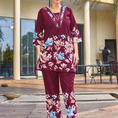Printed Cotton Co-ord Set