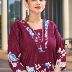 Printed Cotton Co-ord Set
