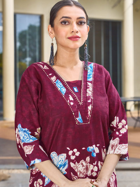 Printed Cotton Co-ord Set