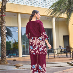 Printed Cotton Co-ord Set