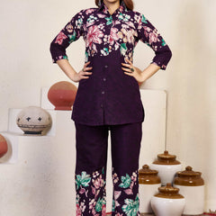 Printed Cotton Co-ord Set