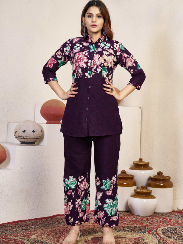 Printed Cotton Co-ord Set