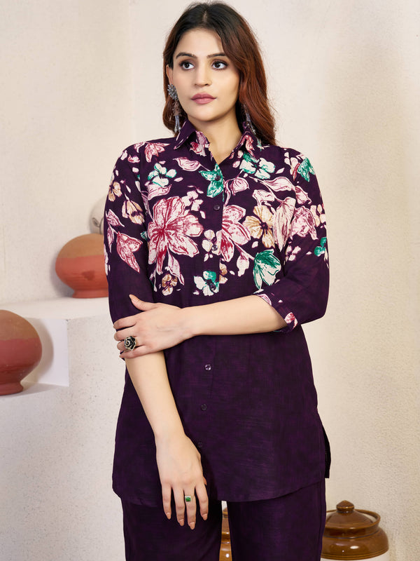 Printed Cotton Co-ord Set