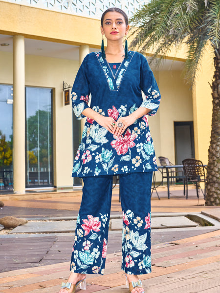Printed Cotton Co-ord Set
