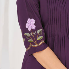 Anarkali Kurti Pant Dupatta Set