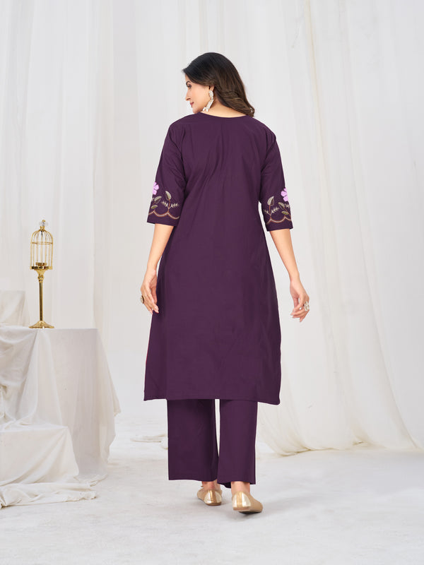 Anarkali Kurti Pant Dupatta Set