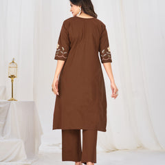 Anarkali Kurti Pant Dupatta Set