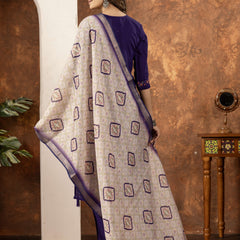 Elegant Straight Kurti Pant Dupatta Set