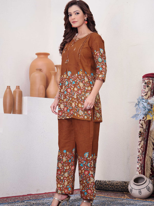 Printed Cotton Co-ord Set