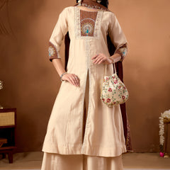 Anarkali Kurti  Palazzo Dupatta Set