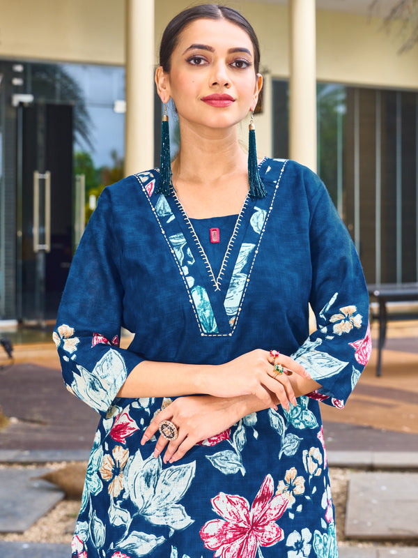 Printed Cotton Co-ord Set