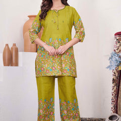Printed Cotton Co-ord Set