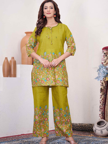 Printed Cotton Co-ord Set