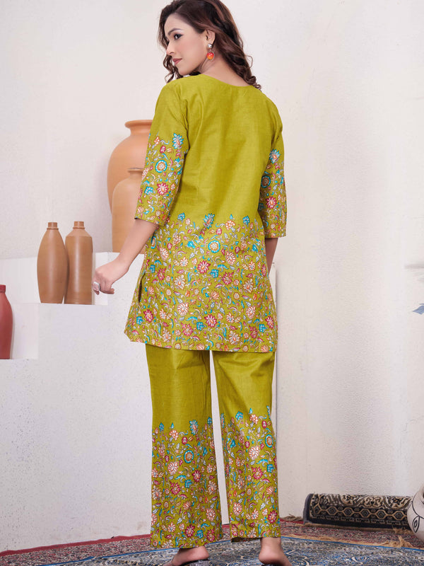 Printed Cotton Co-ord Set