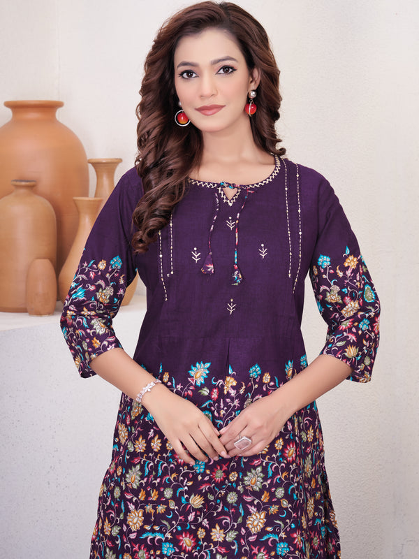 Printed Cotton Co-ord Set