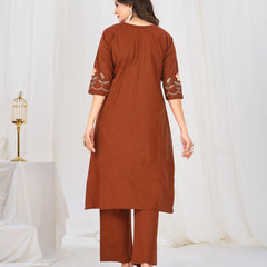 Anarkali Kurti Pant Dupatta Set