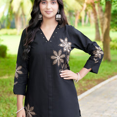 Embroidered Rayon Co-ord Set