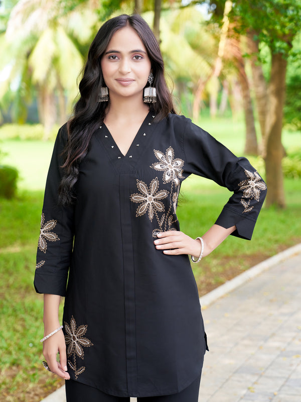 Embroidered Rayon Co-ord Set