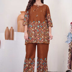 Printed Cotton Co-ord Set