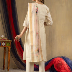 Elegant Straight Kurti Pant Dupatta Set