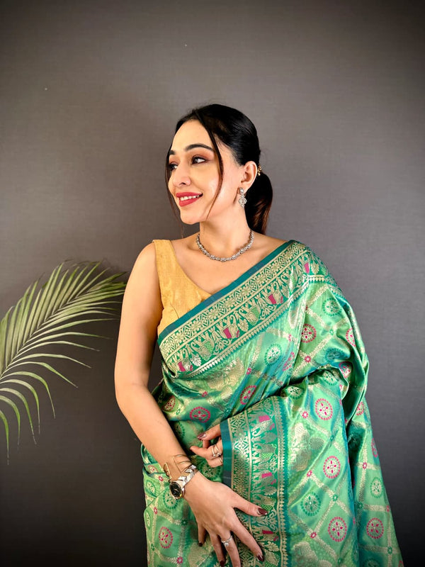 Designer Banarasi Silk Patola Saree