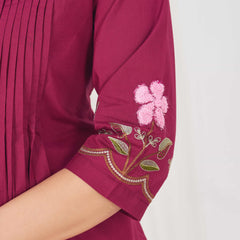 Anarkali Kurti Pant Dupatta Set