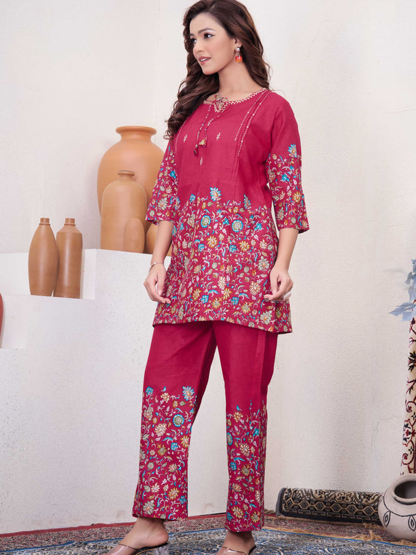 Printed Cotton Co-ord Set