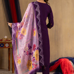 Elegant Straight Kurti Pant Dupatta Set