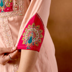 Anarkali Kurti  Palazzo Dupatta Set