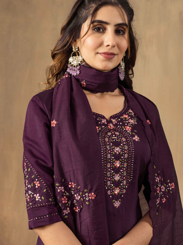 Elegant Straight Kurti Pant Dupatta Set