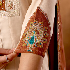 Anarkali Kurti  Palazzo Dupatta Set
