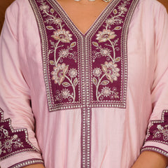 Anarkali Kurti Palazzo Dupatta Set
