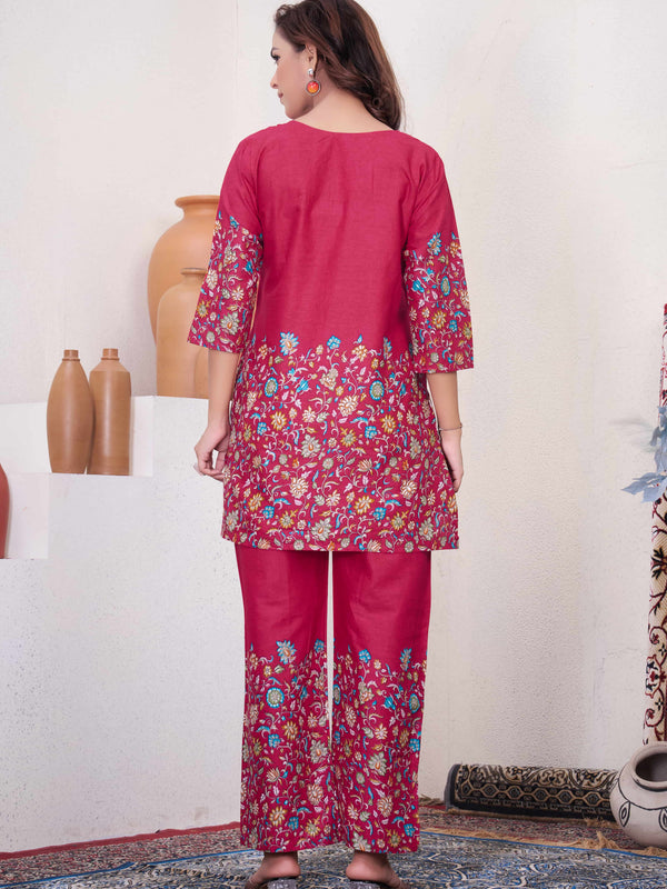Printed Cotton Co-ord Set