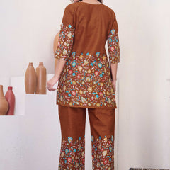 Printed Cotton Co-ord Set
