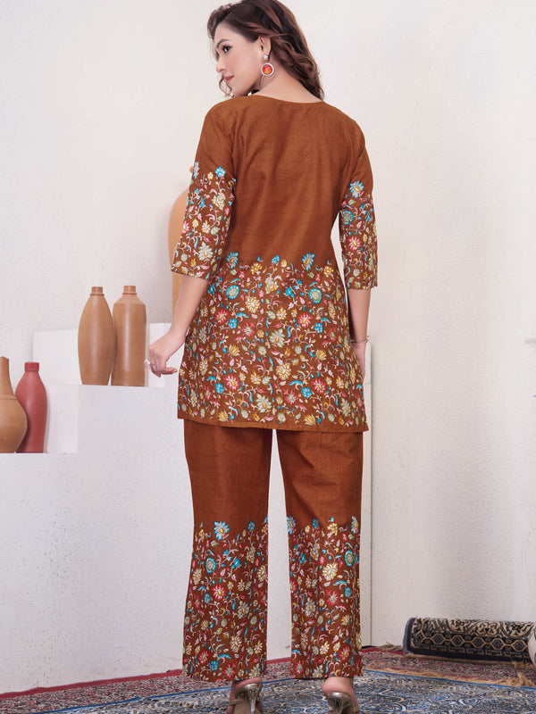 Printed Cotton Co-ord Set