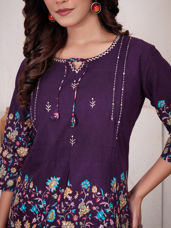 Printed Cotton Co-ord Set