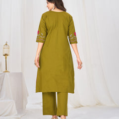 Anarkali Kurti Pant Dupatta Set