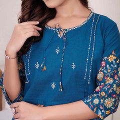 Printed Cotton Co-ord Set