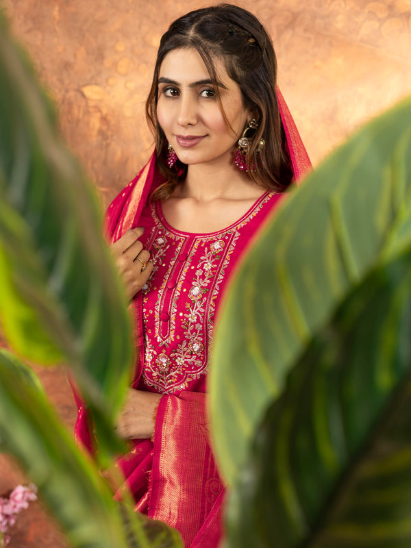 Elegant Straight Kurti Pant Dupatta Set