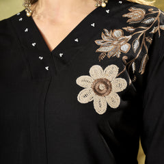 Embroidered Rayon Co-ord Set