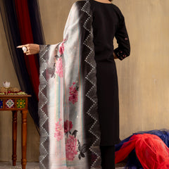 Elegant Straight Kurti Pant Dupatta Set
