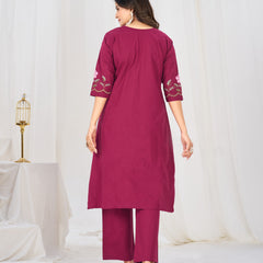 Anarkali Kurti Pant Dupatta Set