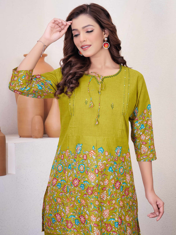 Printed Cotton Co-ord Set