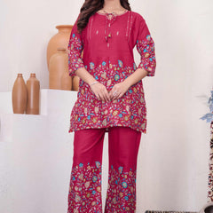 Printed Cotton Co-ord Set