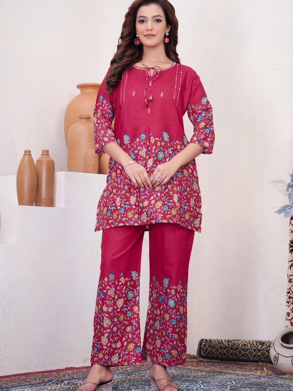 Printed Cotton Co-ord Set
