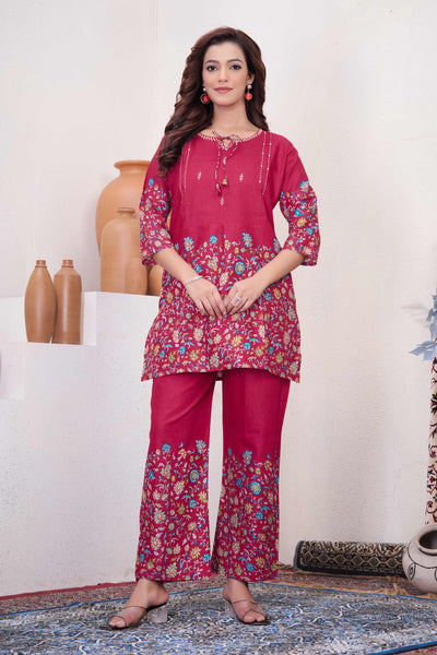 Printed Cotton Co-ord Set